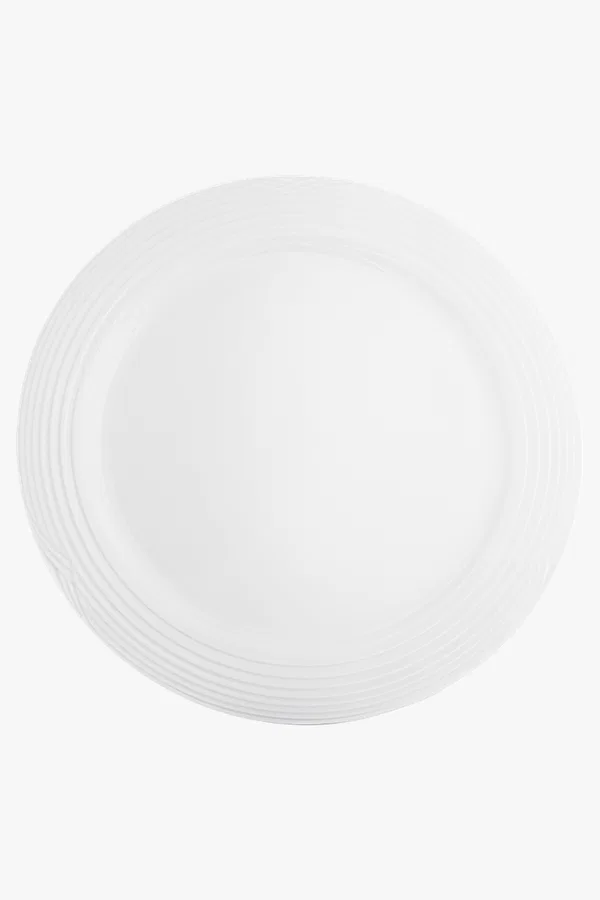 C63s Arctic White Round Platter — White