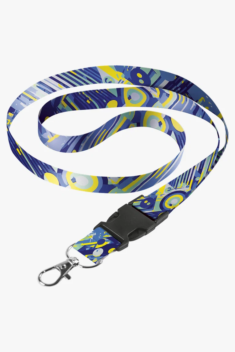 C63s Sublimated Lanyard Double Side Sub with Buckle & Ring — Various