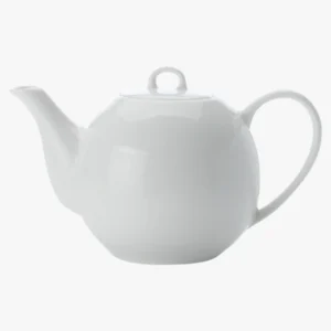 C63s White Basics Teapot 400ml — White