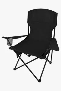 C63s Outdoor Folding Camping Chair — Black