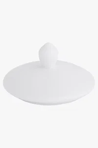 C63s Arctic White Sugar Bowl Lid Only — White
