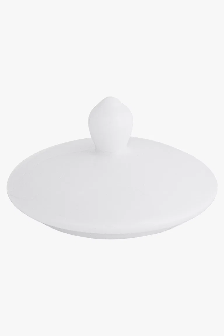 C63s Arctic White Sugar Bowl Lid Only — White