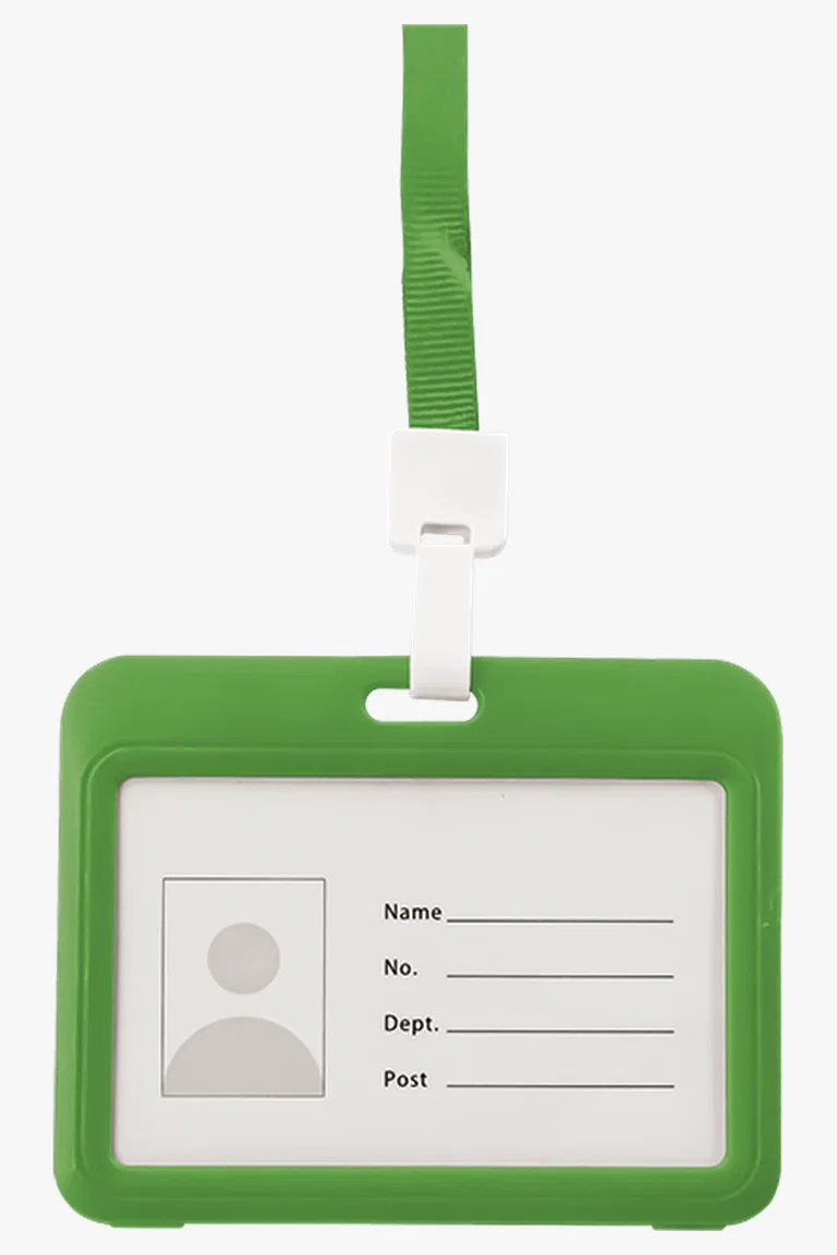 C63s Card Holder With Lanyard — Green