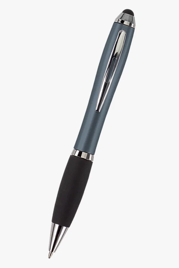 C63s Ballpoint with Rubber Grip and Stylus — Grey