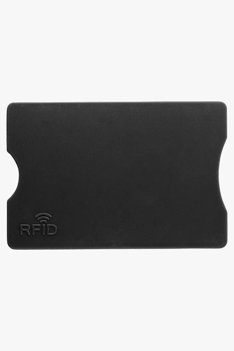 C63s Plastic Card Holder with RFID Protection — Black