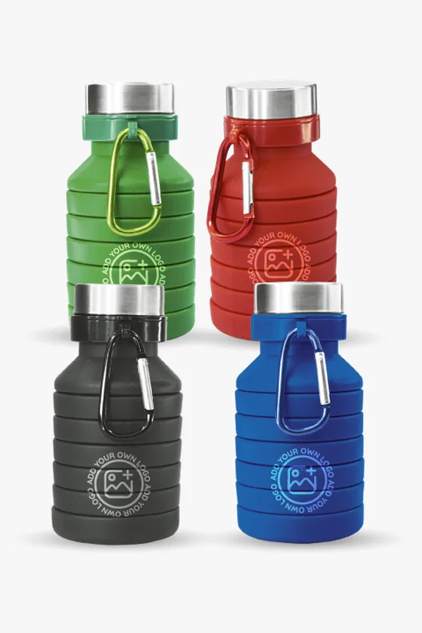 C63s 500ml Collapsible Water Bottle — Orange