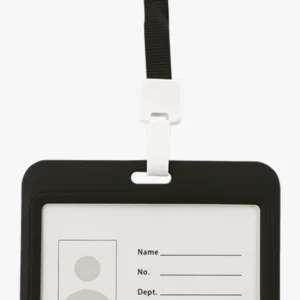C63s Card Holder With Lanyard — Black