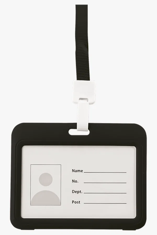 C63s Card Holder With Lanyard — Black