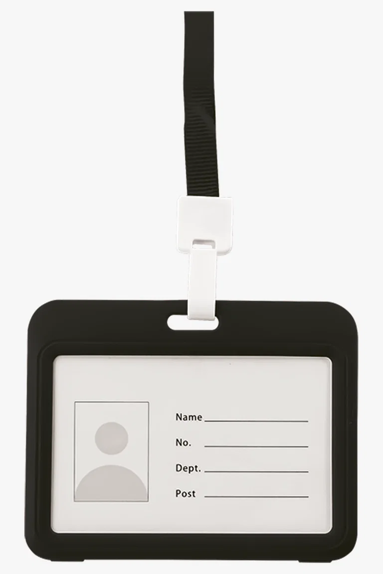 C63s Card Holder With Lanyard — Black