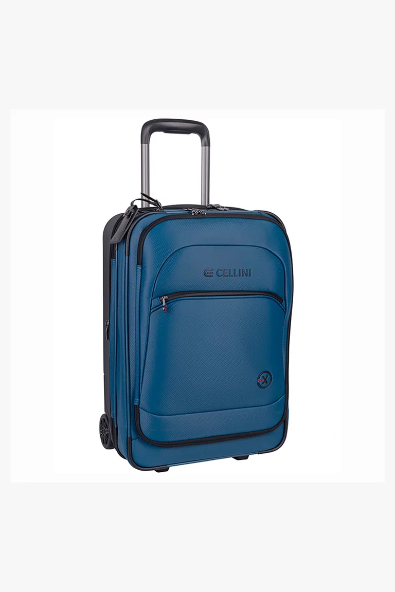 C63s Cellini Pro X Trolley Carry On — Blue
