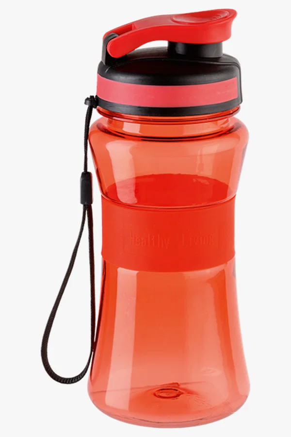 C63s 500ml Silicone Band Water Bottle — Red