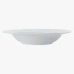 C63s Cashmere Rim Soup Bowl — White