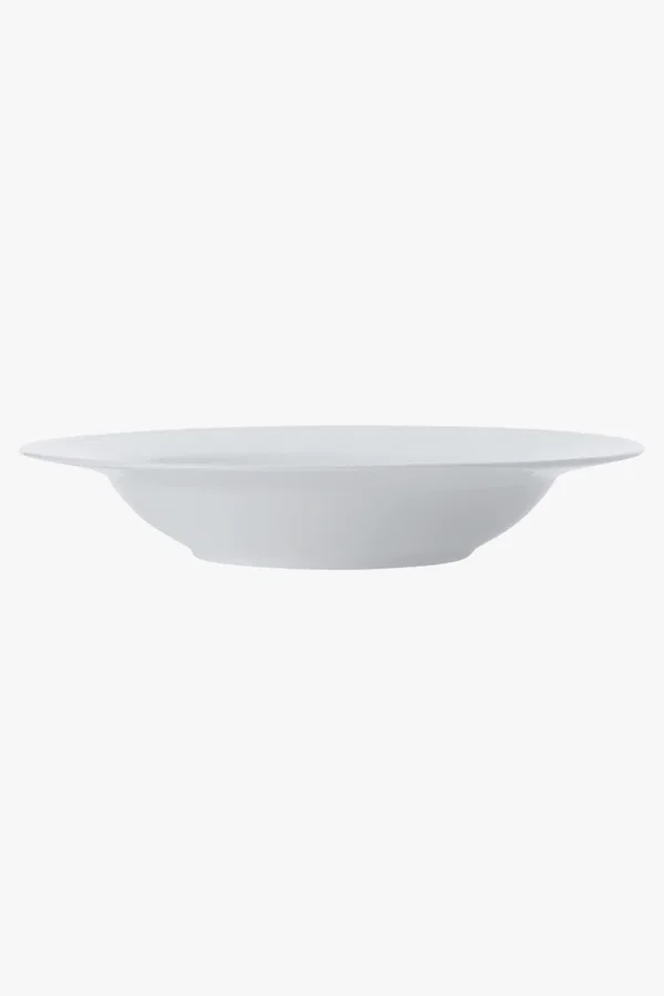 C63s Cashmere Rim Soup Bowl — White