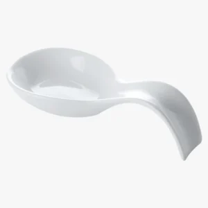 C63s White Basics Spoon Rest — White