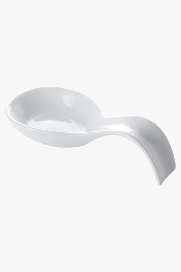 C63s White Basics Spoon Rest — White
