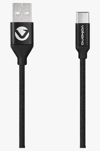 C63s Volkano Weave Series Type-C Cable 1.2m — Black