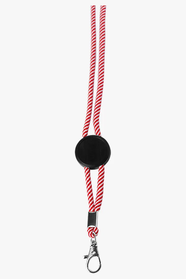 C63s Circle Rope Neck Lanyard — Red