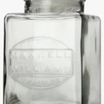 C63s Olde English Biscuit Jar — Clear