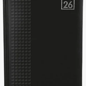 C63s 2026 Embossed Square A5 Diary — Black