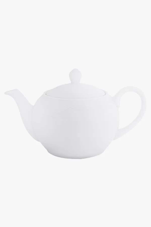 C63s Arctic White Tea Pot 590ml — White