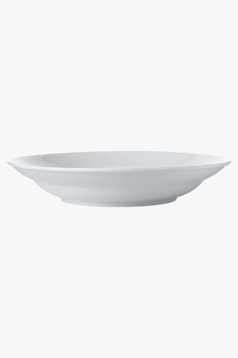 C63s White Basics Rim Serving Bowl — White