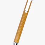 C63s Bamboo Ballpoint Pen with Metal Trims — Brown
