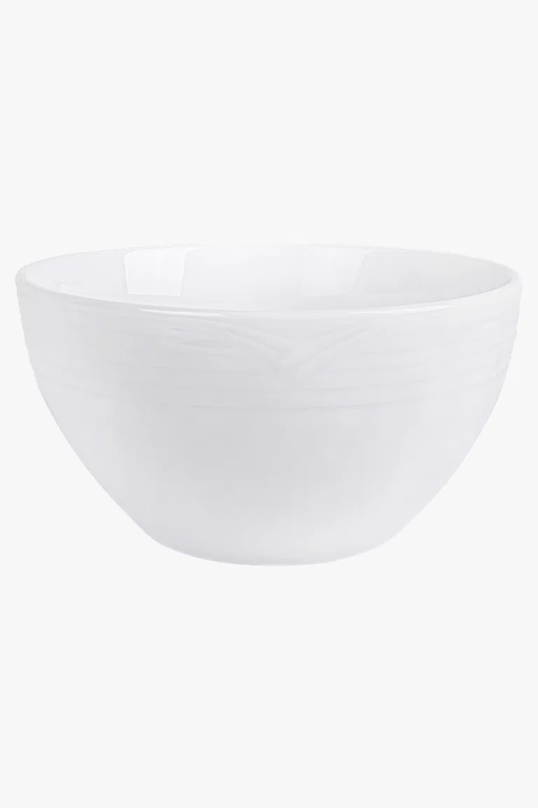 C63s Arctic White Round Bowl — White