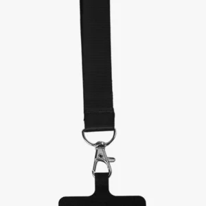 C63s Cellphone Petersham Wrist Lanyard — Black