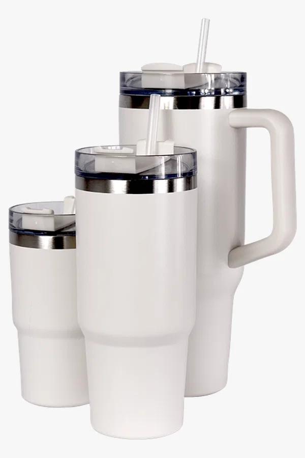 C63s 3-In-1 Travel Mug — White
