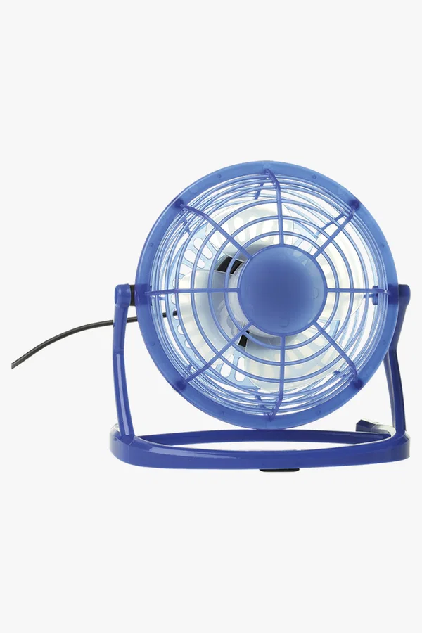 C63s USB Desk Fan — Blue