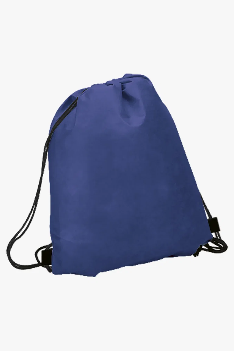 C63s Drawstring Bag Non-Woven — Navy
