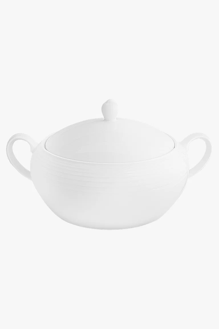 C63s Arctic White Vegetable Dish — White