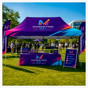 C63s Gazebo Steel Frame Digital (240gsm Canopy) — Standard