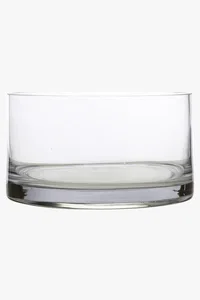 C63s Diamante Cylindrical Salad Bowl — Clear