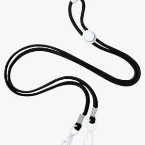 C63s Mask Holder Lanyard Menfix — Black