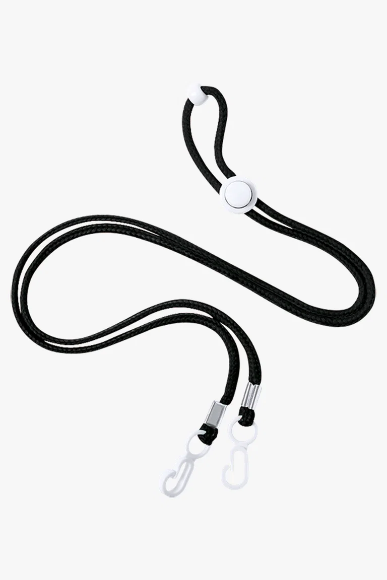 C63s Mask Holder Lanyard Menfix — Black