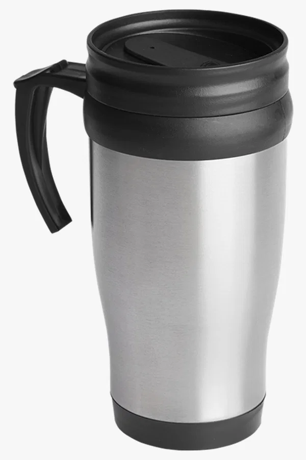 C63s 450ml Travel Mug — Silver