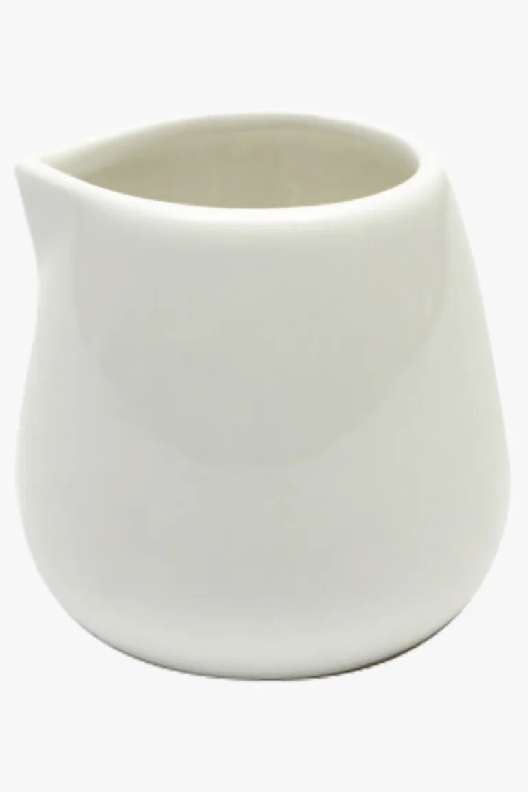 C63s White Basics Milk Jug 100ml No Handle — White