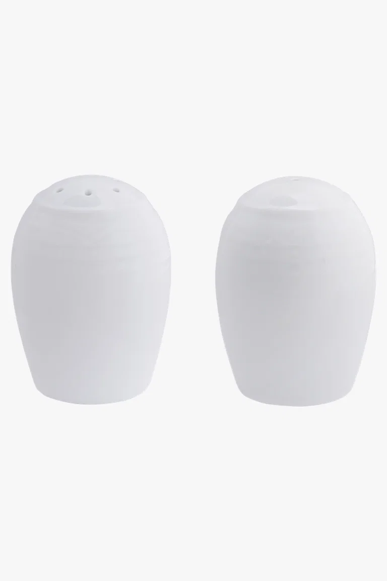 C63s Arctic White Salt and Pepper Set — White