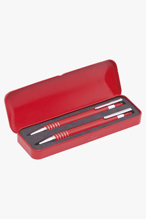 C63s Executive Pen & Pencil Set — Red