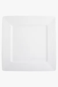 C63s Arctic White Square Plate — White