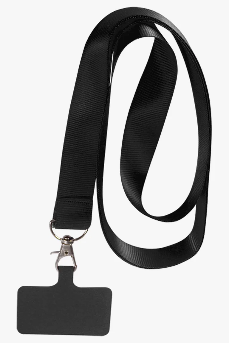 C63s Cellphone Petersham Neck Lanyard — Black