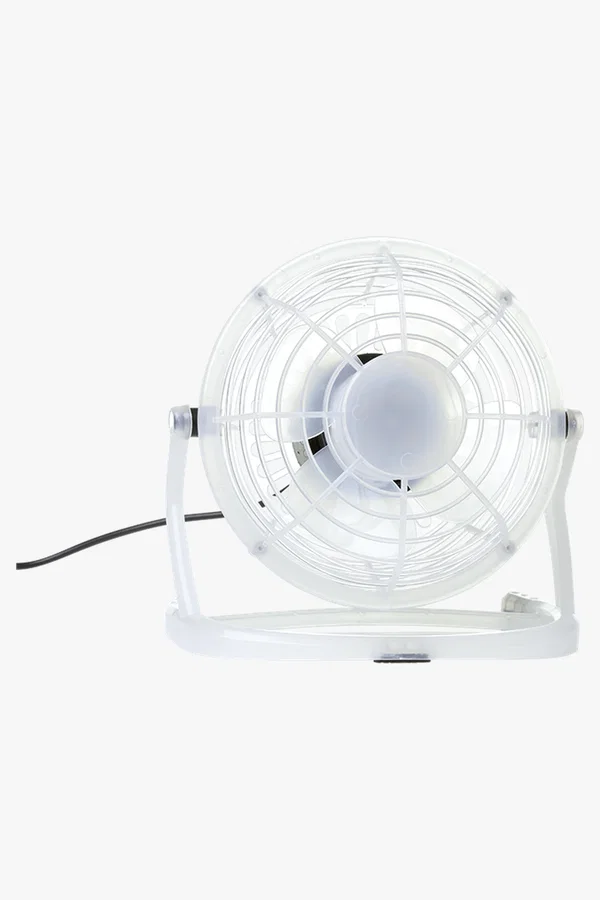 C63s USB Desk Fan — Clear