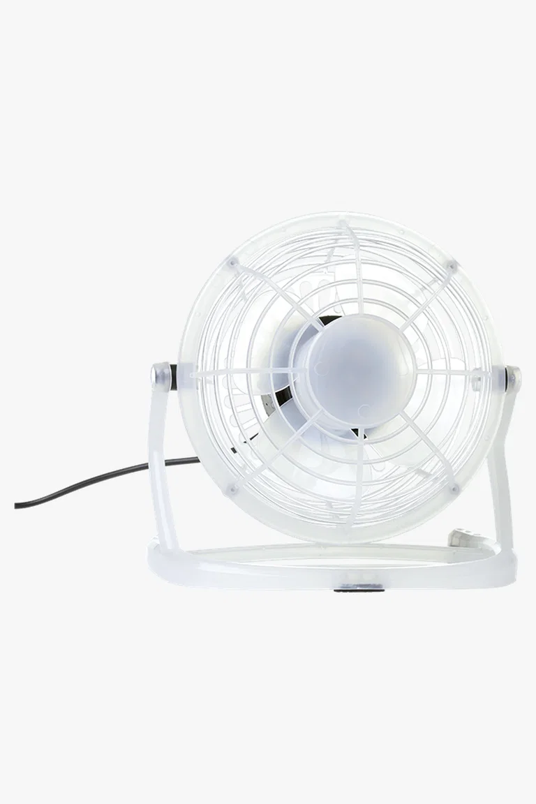 C63s USB Desk Fan — Clear