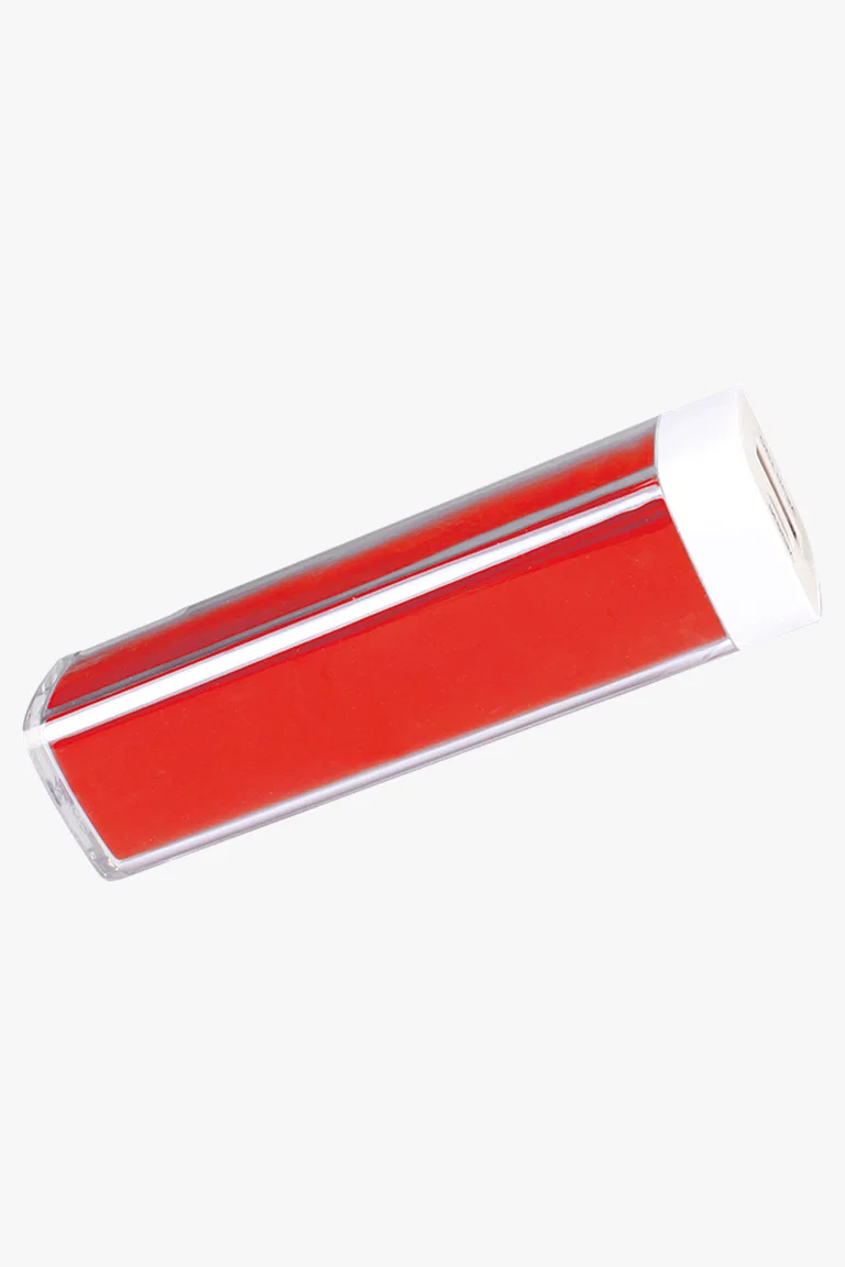 C63s Plastic 2200 mAh Powerbank — Red