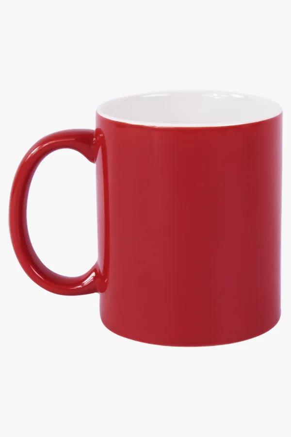 C63s 330ml Ceramic Mug — Red