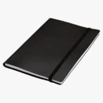 C63s A5 Journal with Elastic Band Closure 80 Pages — Black