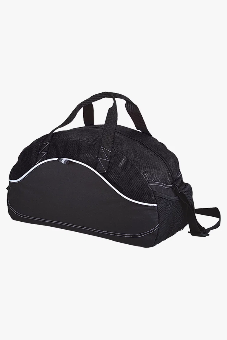 C63s Dual Material Duffel Bag 600D Non-Woven — Black