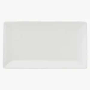 C63s White Basics Rectangular Platter — White