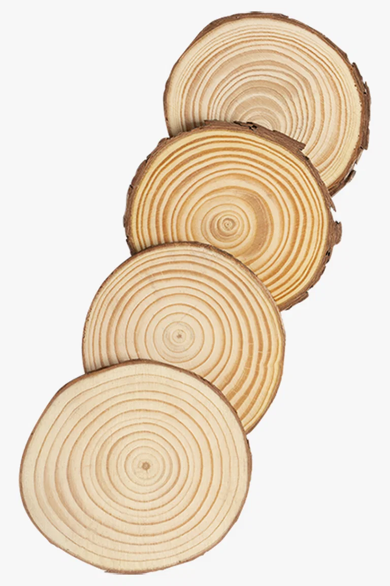 C63s Yantic Coaster Set — Natural